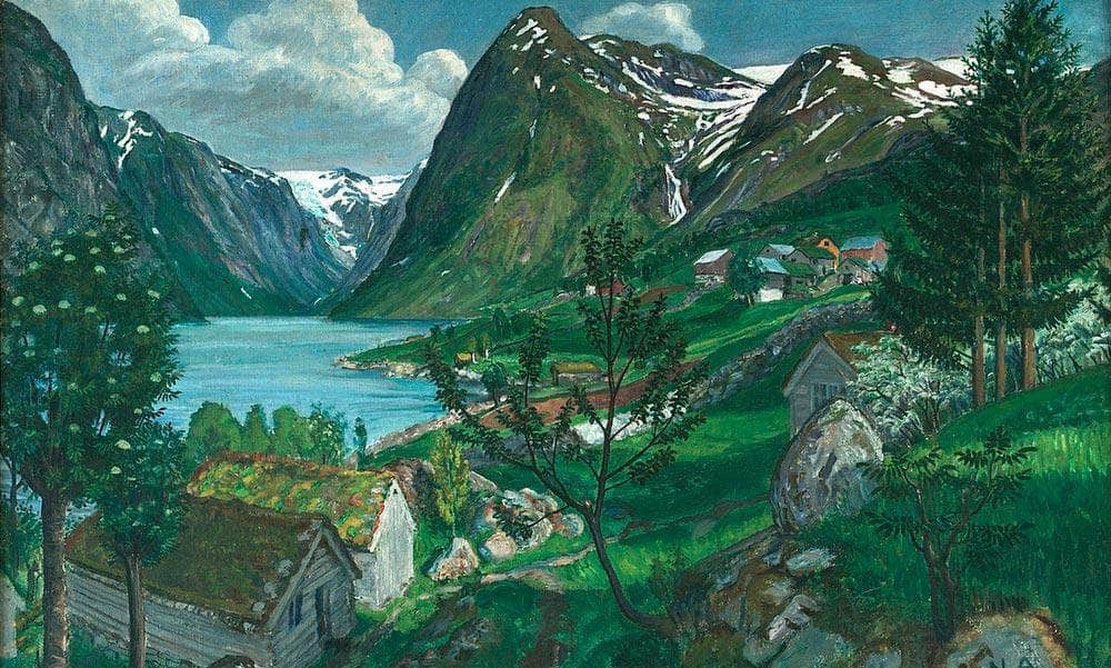Sunde In Jølster By Nicolai Astrup - Image 5