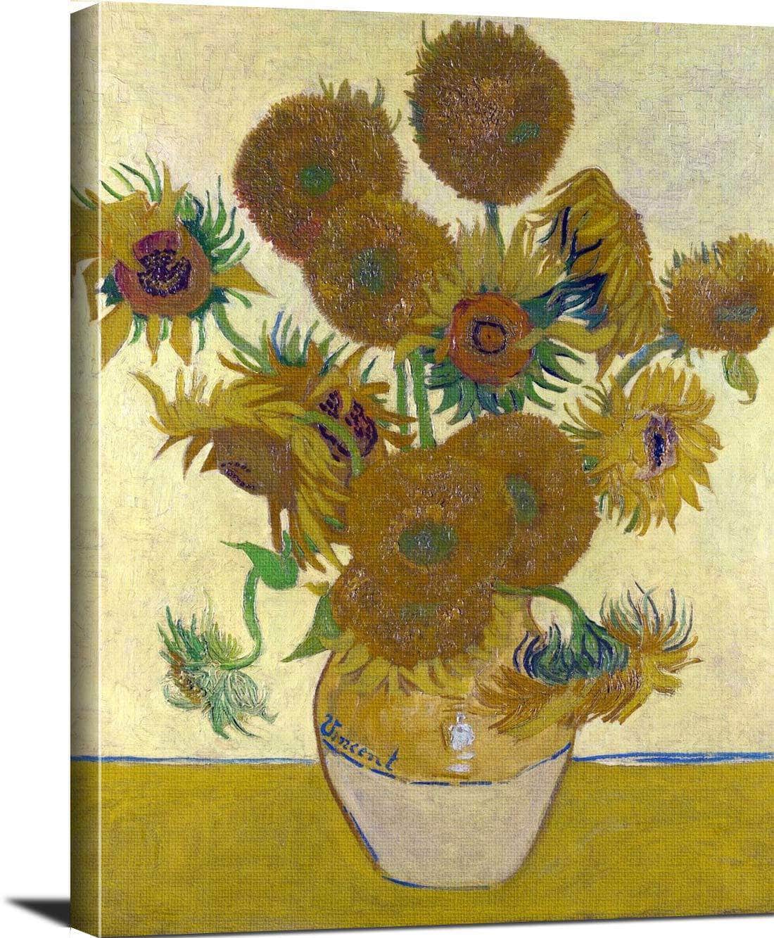 Sunflowers Painting Vincent Van Gogh Canvas Art - Image 3