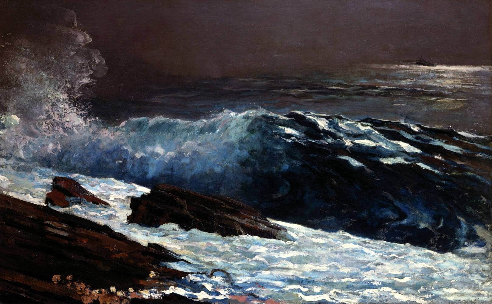 Sunlight On The Coast Painting Winslow Homer Canvas Art - Image 5