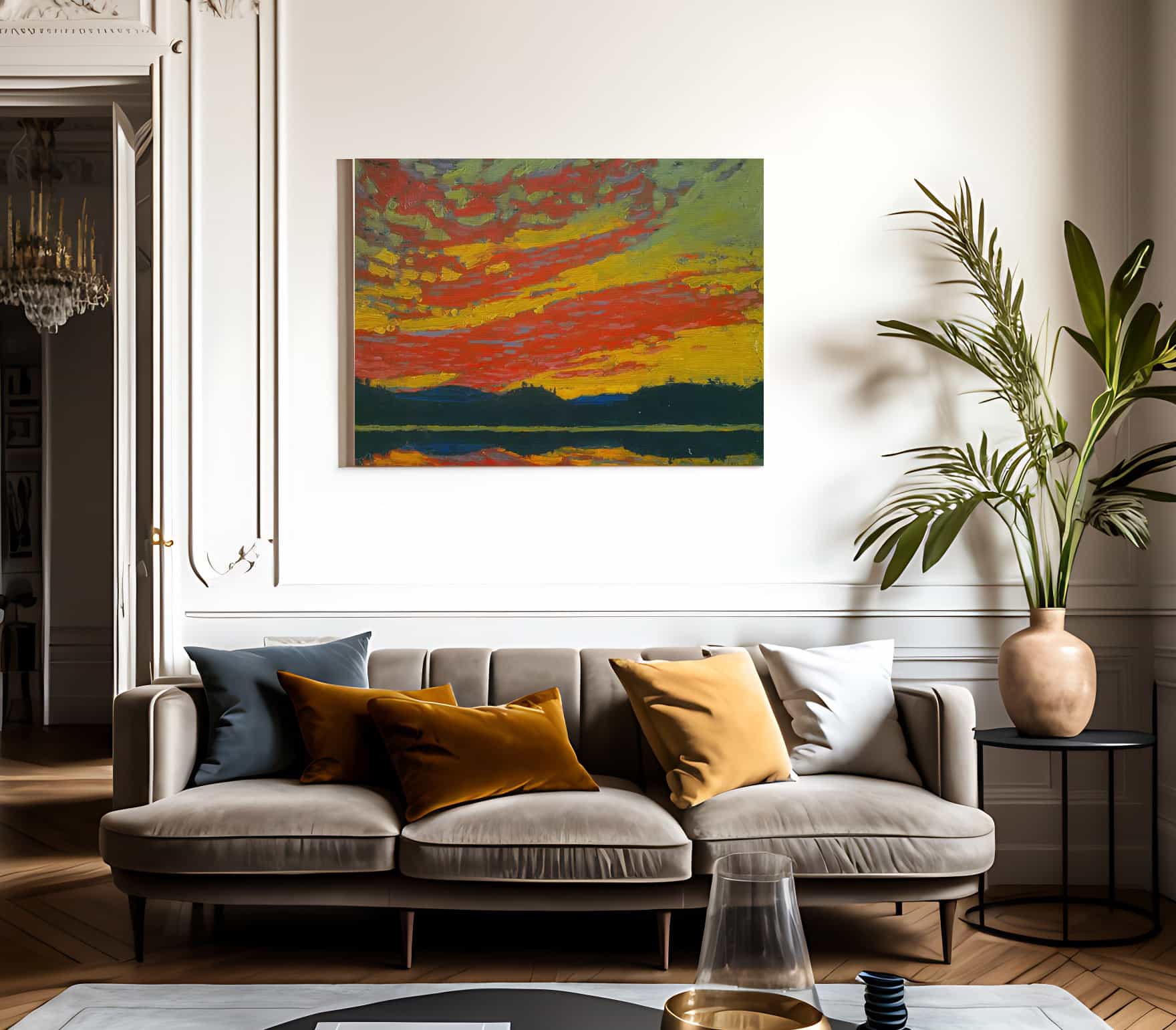 Sunset 1915 By Tom Thomson - Image 3