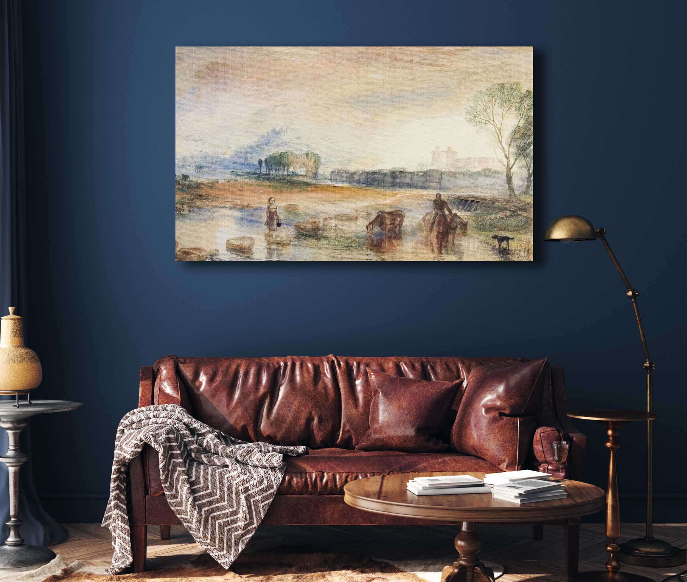 Sunset And Moonrise   by Joseph Mallord William Turner - Image 4