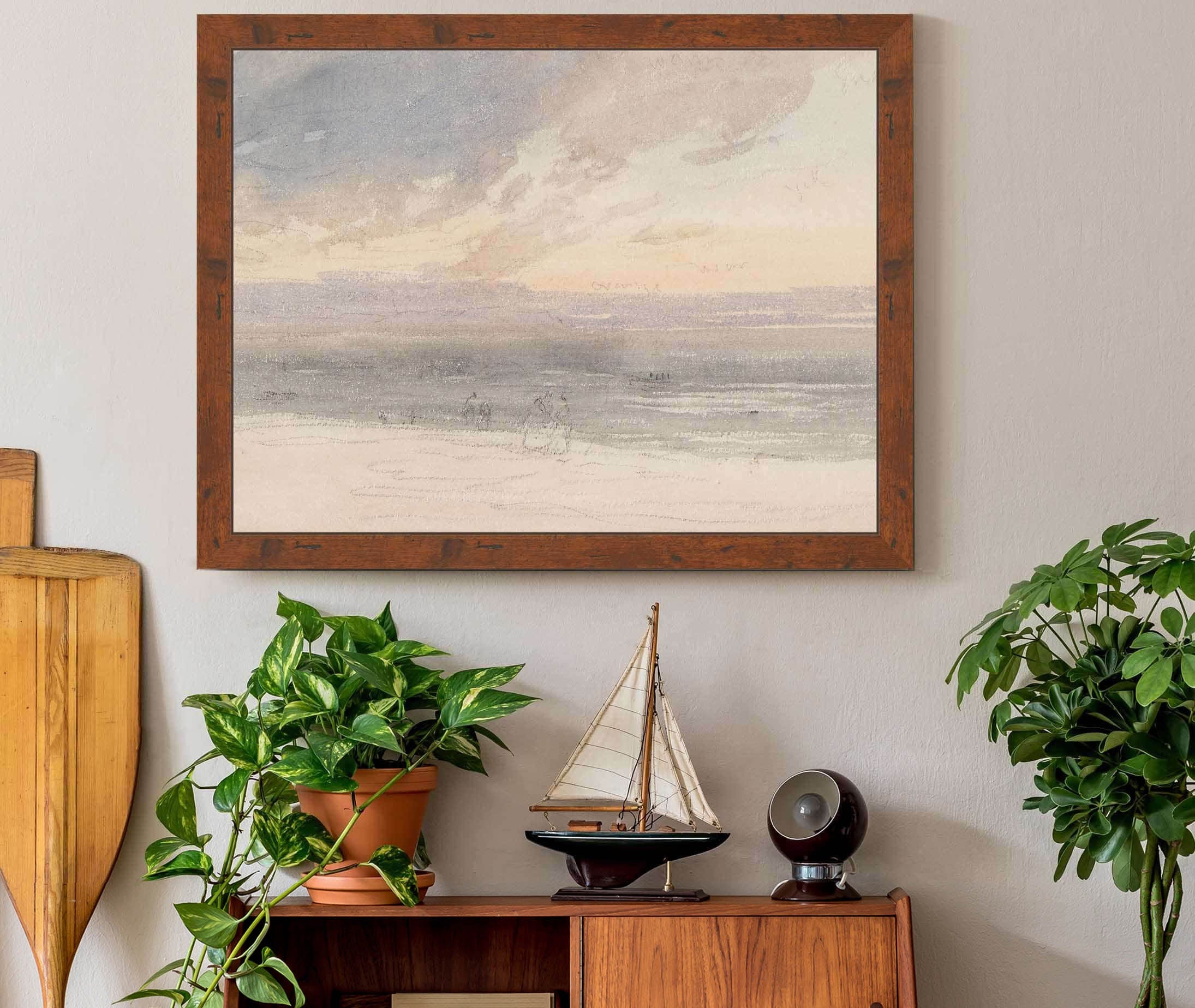 Sunset From The Shore by David Cox - Image 3