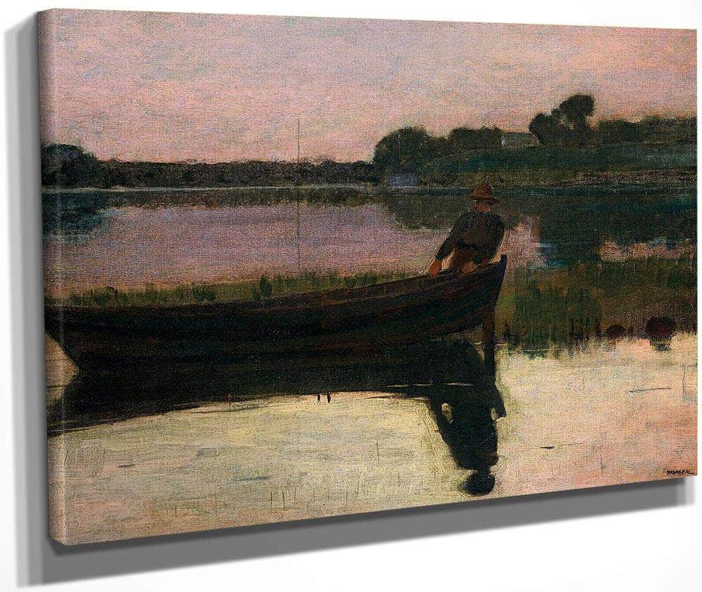 Sunset By Homer Winslow