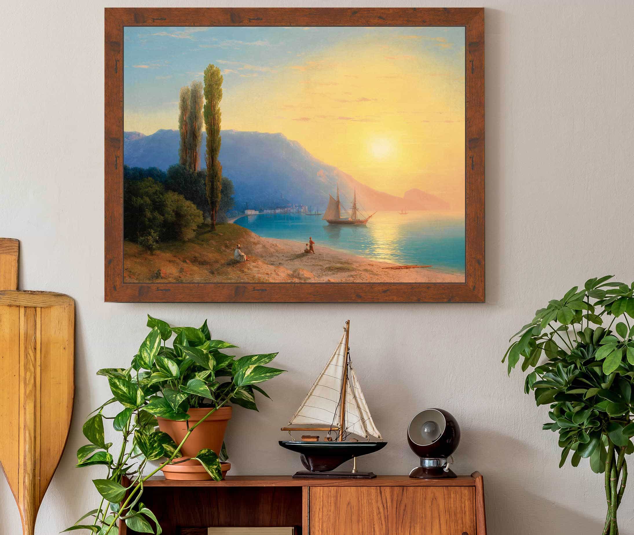 Sunset Over Yalta by Ivan Konstantinovich Aivazovsky - Image 3