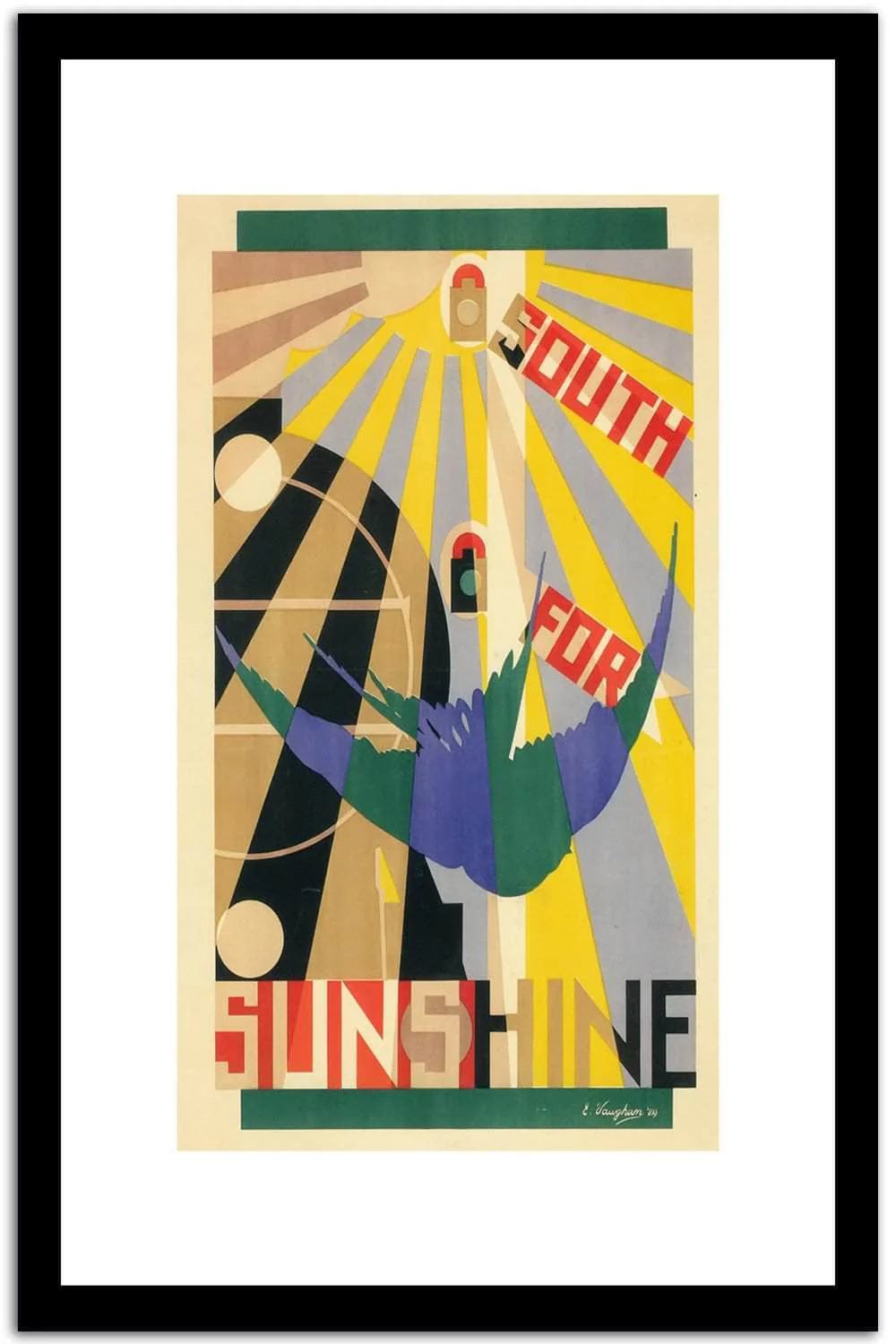 Sunshine Vintage Poster