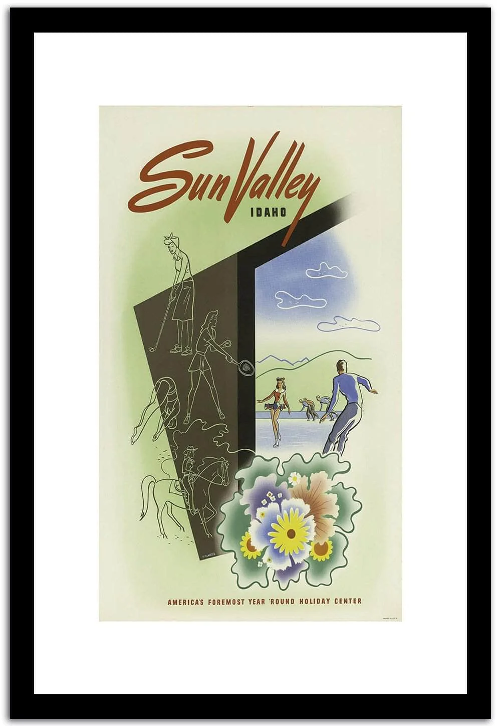 Sun Valley Vintage Poster