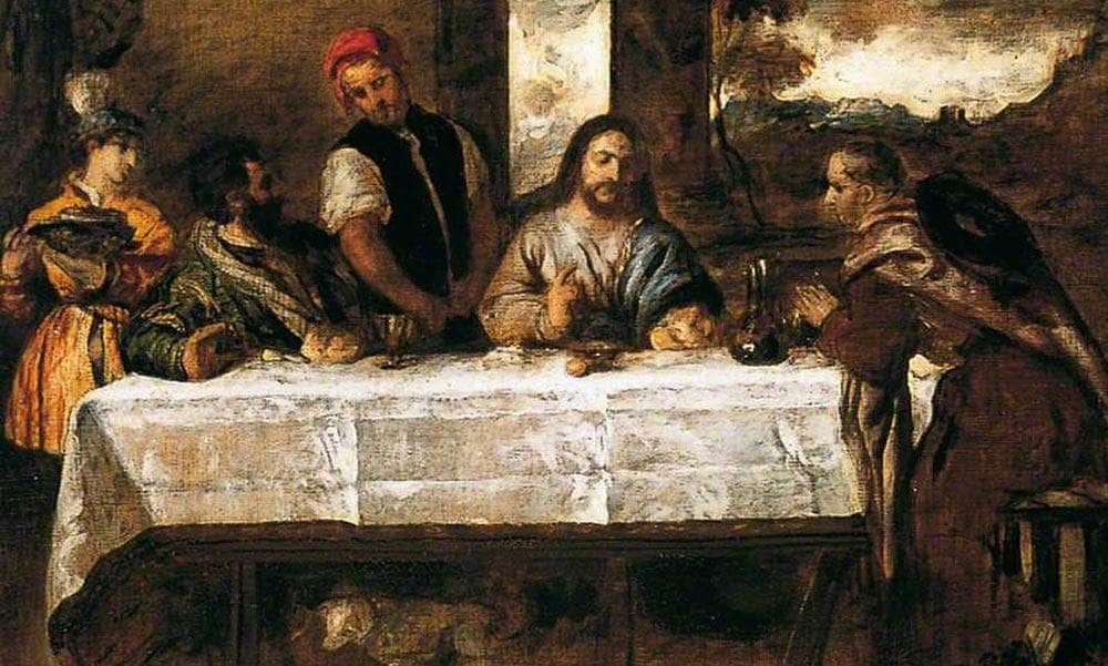 Supper At Emmaus (After Titian) By William Etty - Image 5