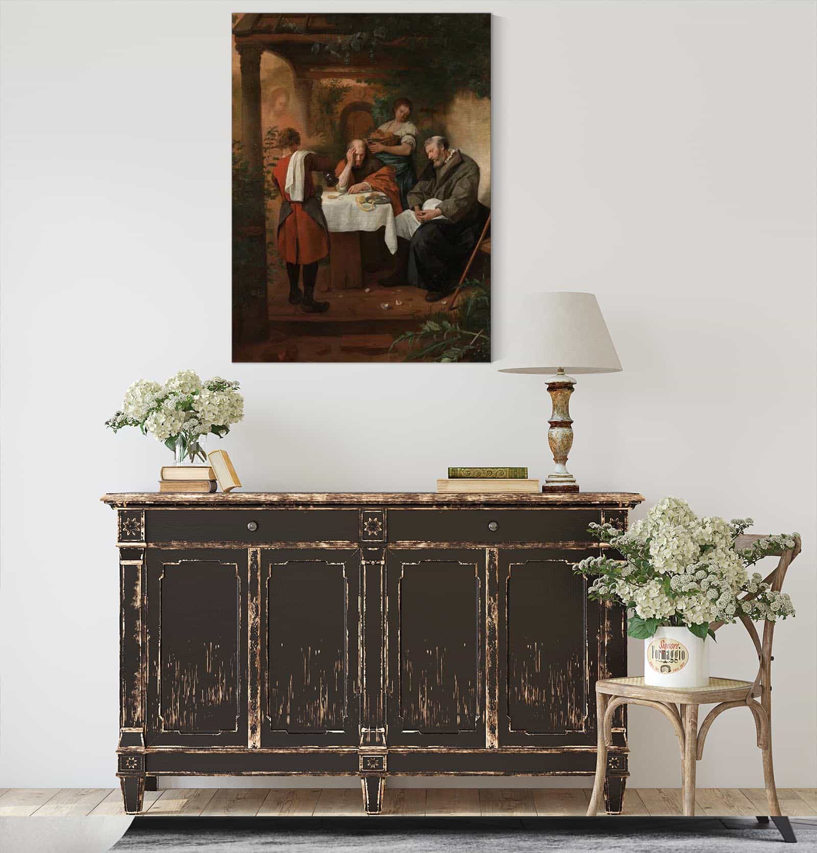 Supper At Emmaus C by Jan Steen - Image 4