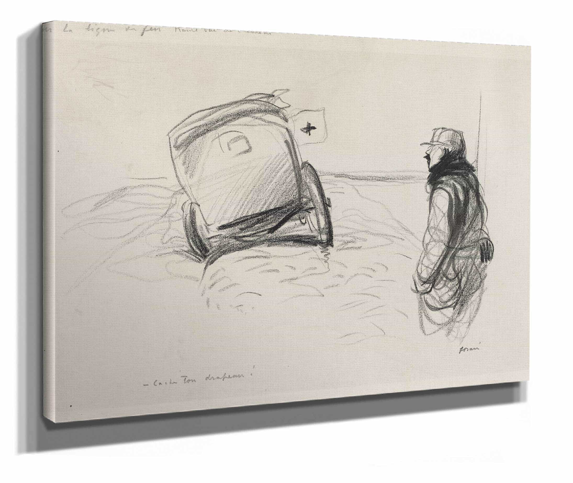 Sur La Ligne De Feu by Jean Louis Forain - Image 2