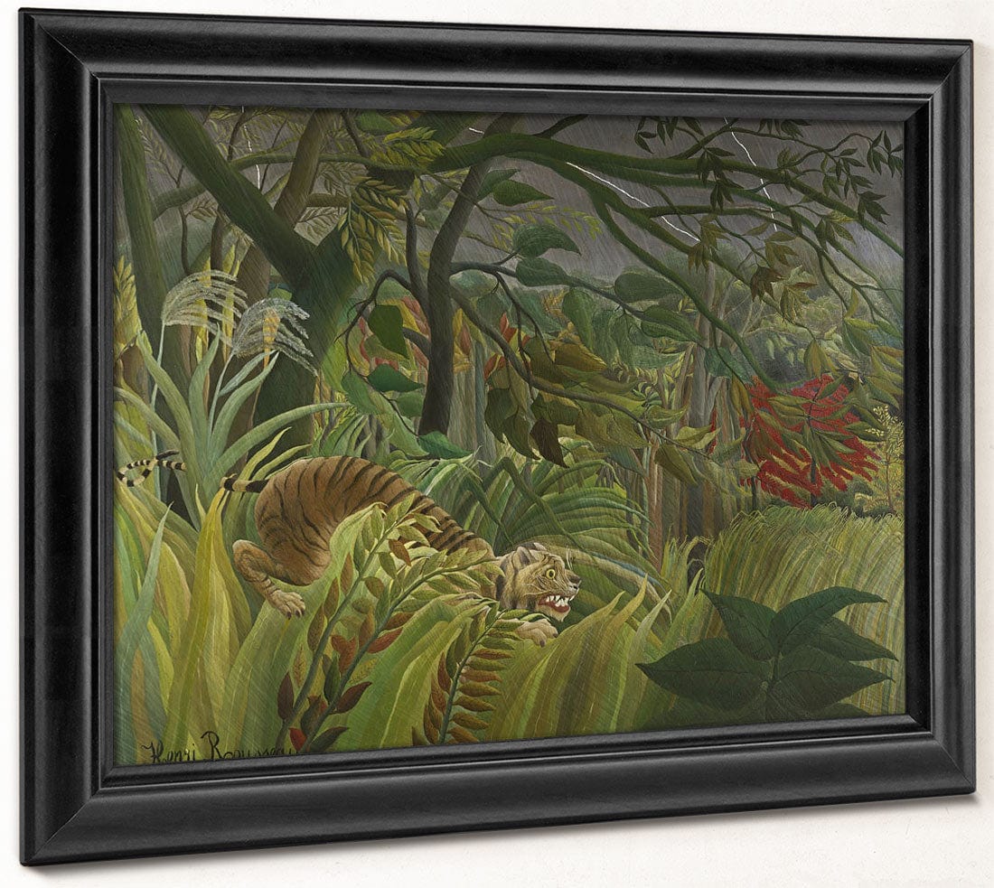 Surprised! By Henri Julien Felix Rousseau - Image 6