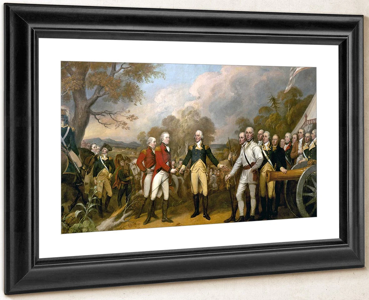 Surrender By Of General Burgoyne By John Trumbull - Image 2