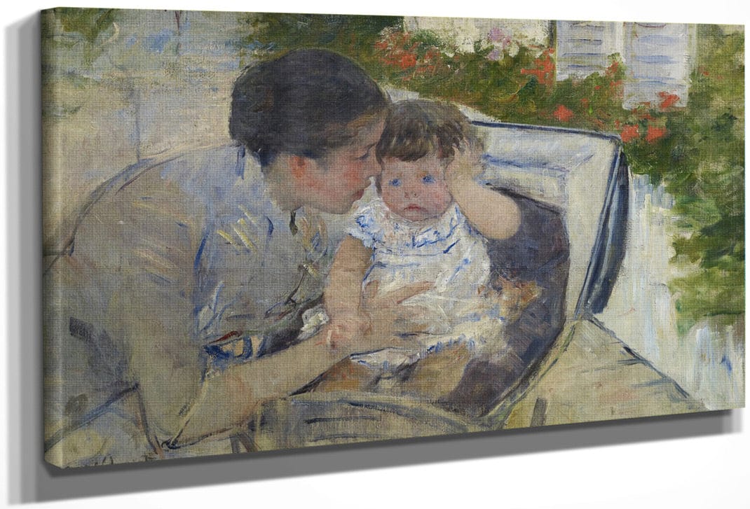Susan Comforting The Baby By Mary Cassatt