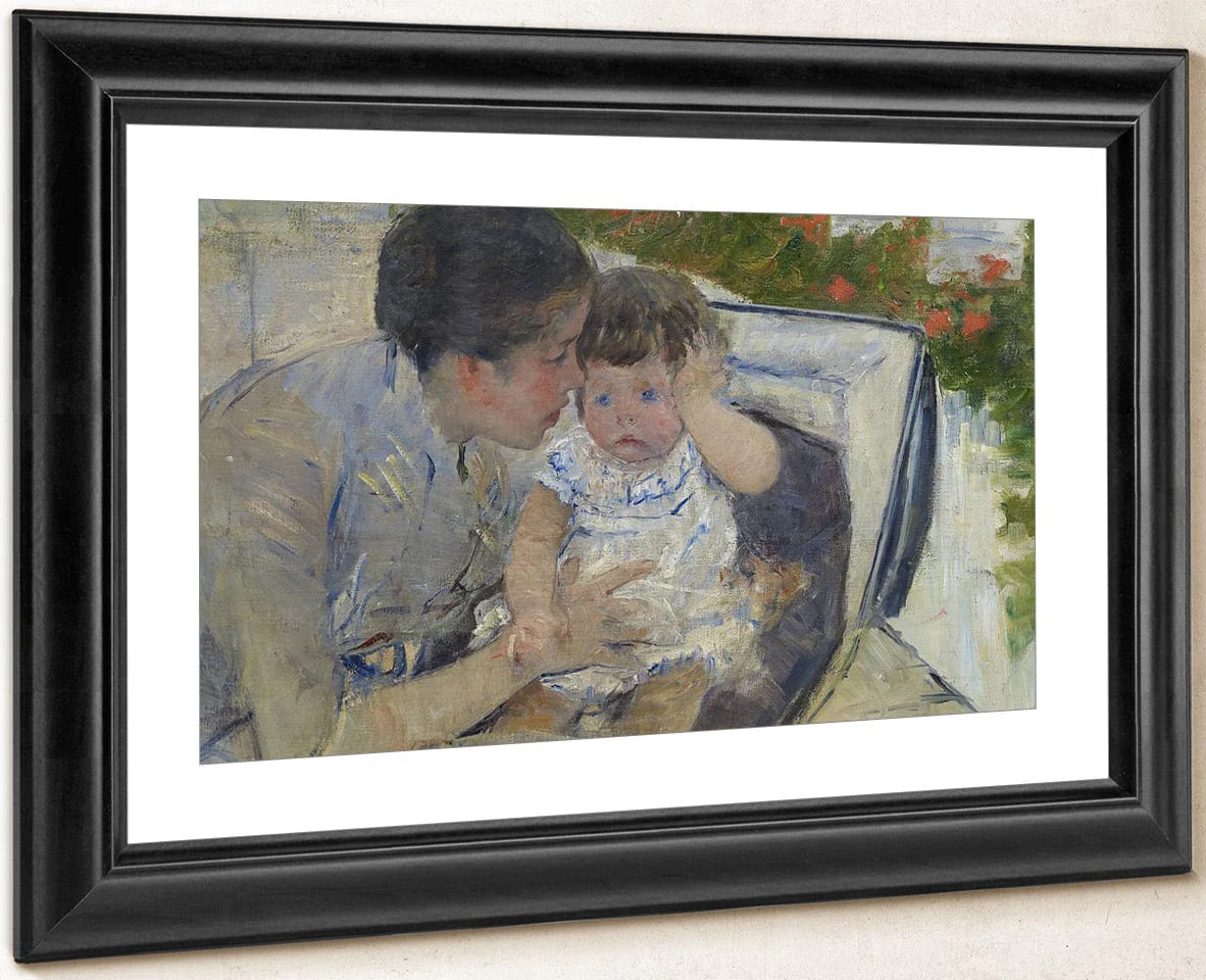 Susan Comforting The Baby By Mary Cassatt - Image 4