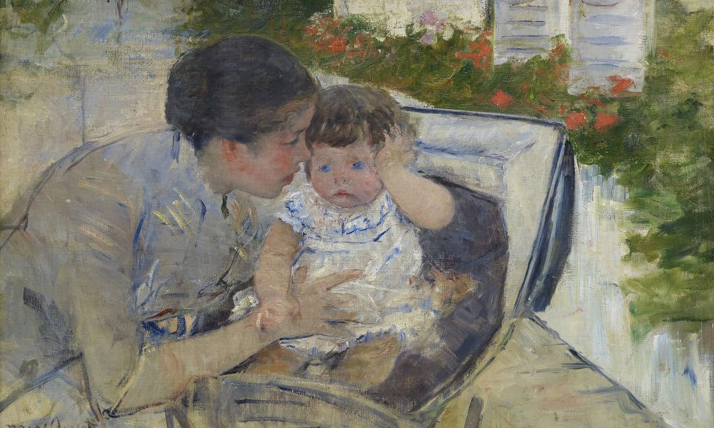 Susan Comforting The Baby By Mary Cassatt - Image 7