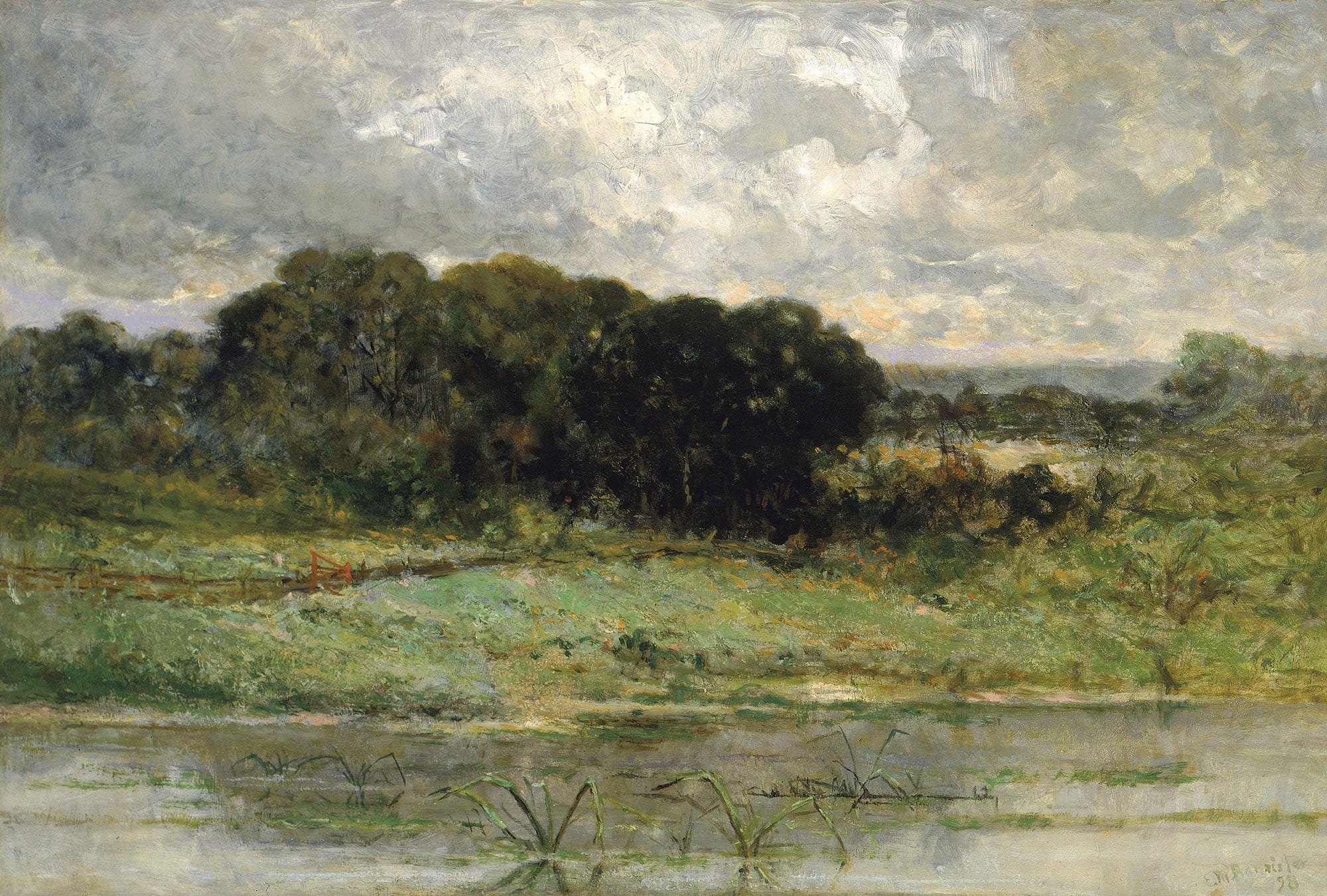 Swale Land by Edward Mitchell Bannister - Image 2