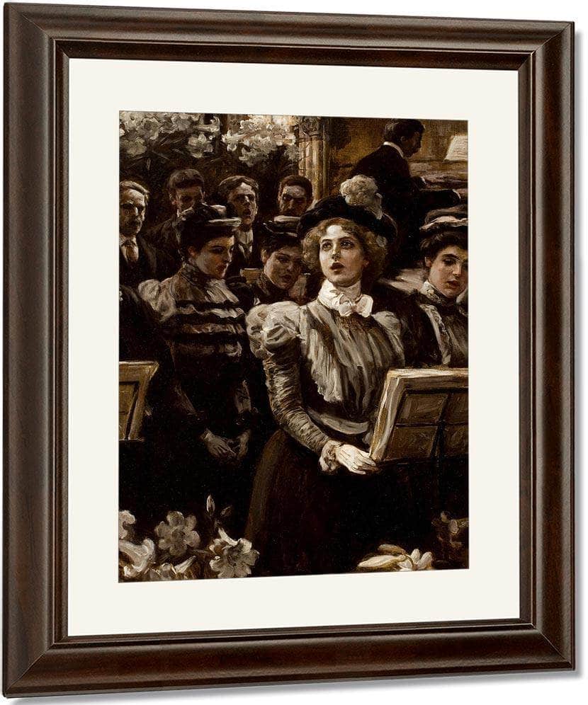 Sweet Harmony By Alice Barber Stephens - Image 4