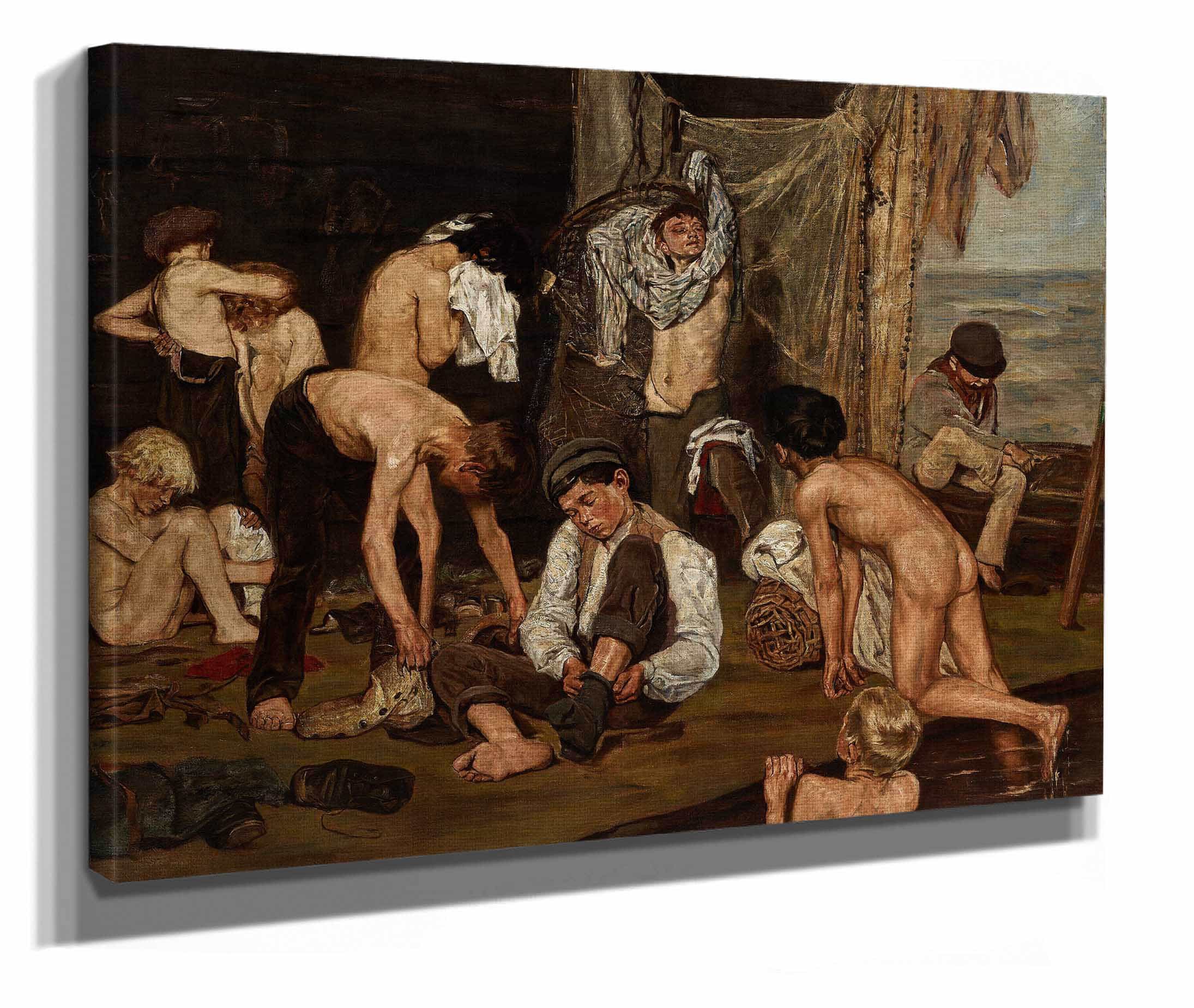 Swimmers by Max Liebermann