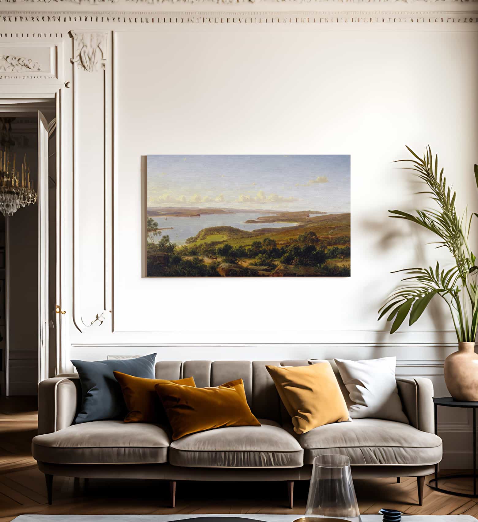 Sydney Heads By Eugen Von Guerard - Image 3