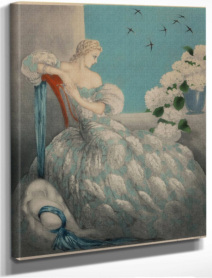 Symphonie En Bleu 1936 By Louis Icart