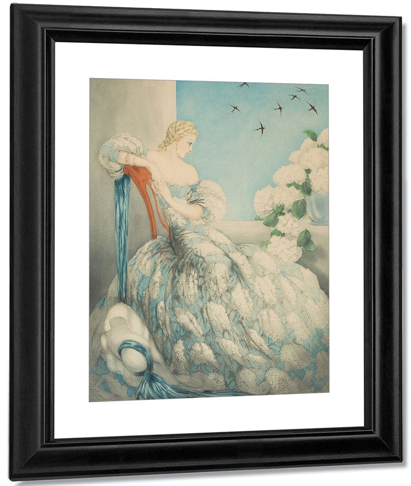 Symphony In Blue 1936 By Louis Icart - Image 3