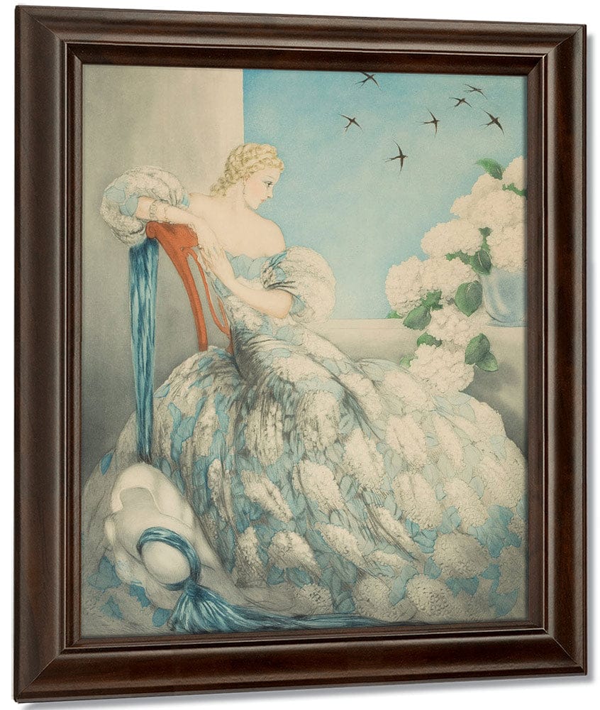 Symphony In Blue 1936 By Louis Icart - Image 5