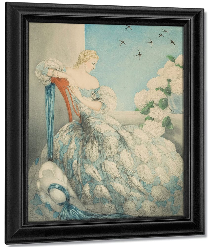 Symphony In Blue 1936 By Louis Icart - Image 7
