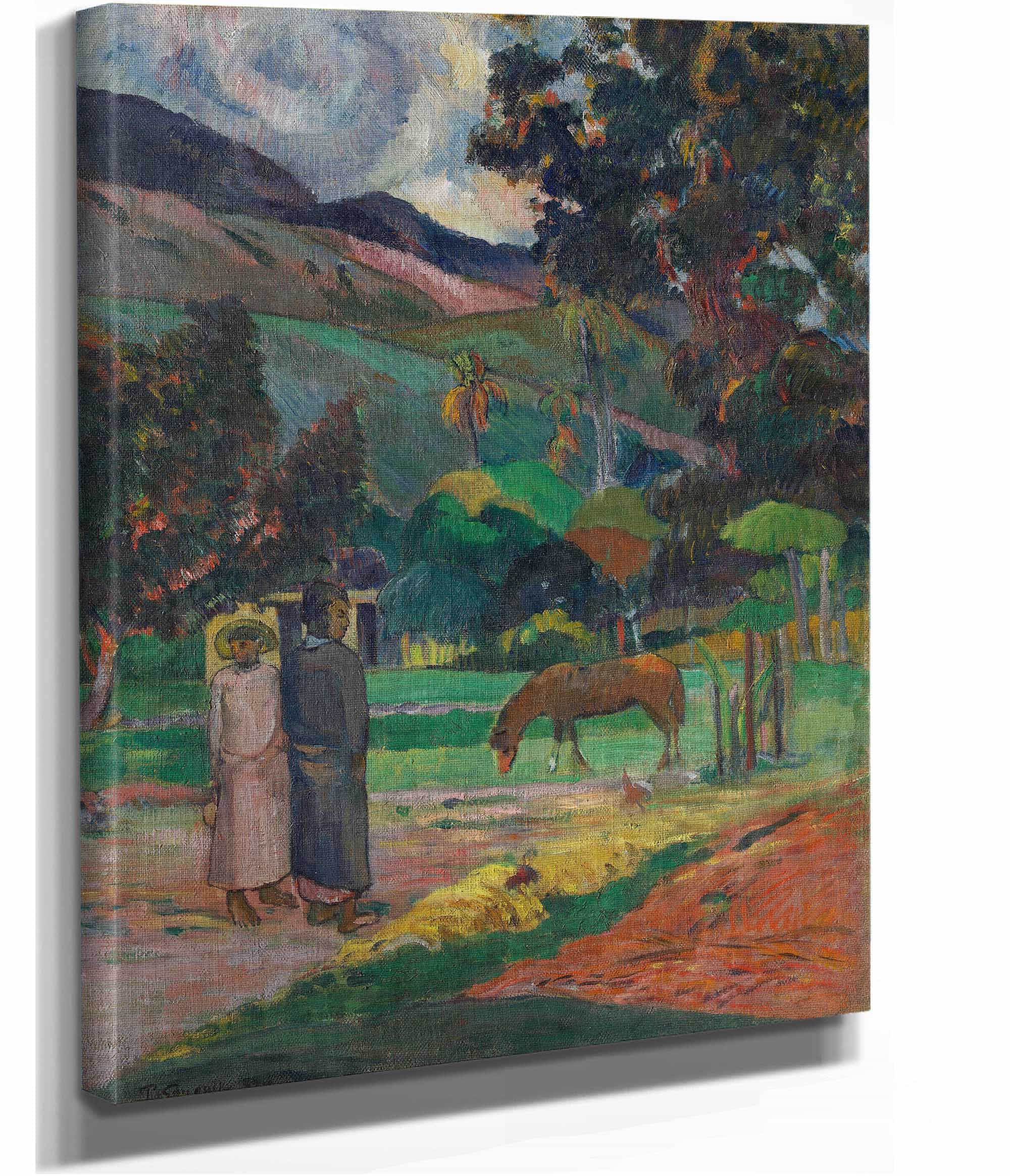 Tahitian Landscape by Paul Gauguin - Image 2