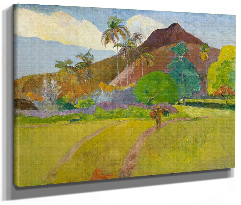 Tahitian Landscape By Paul Gauguin