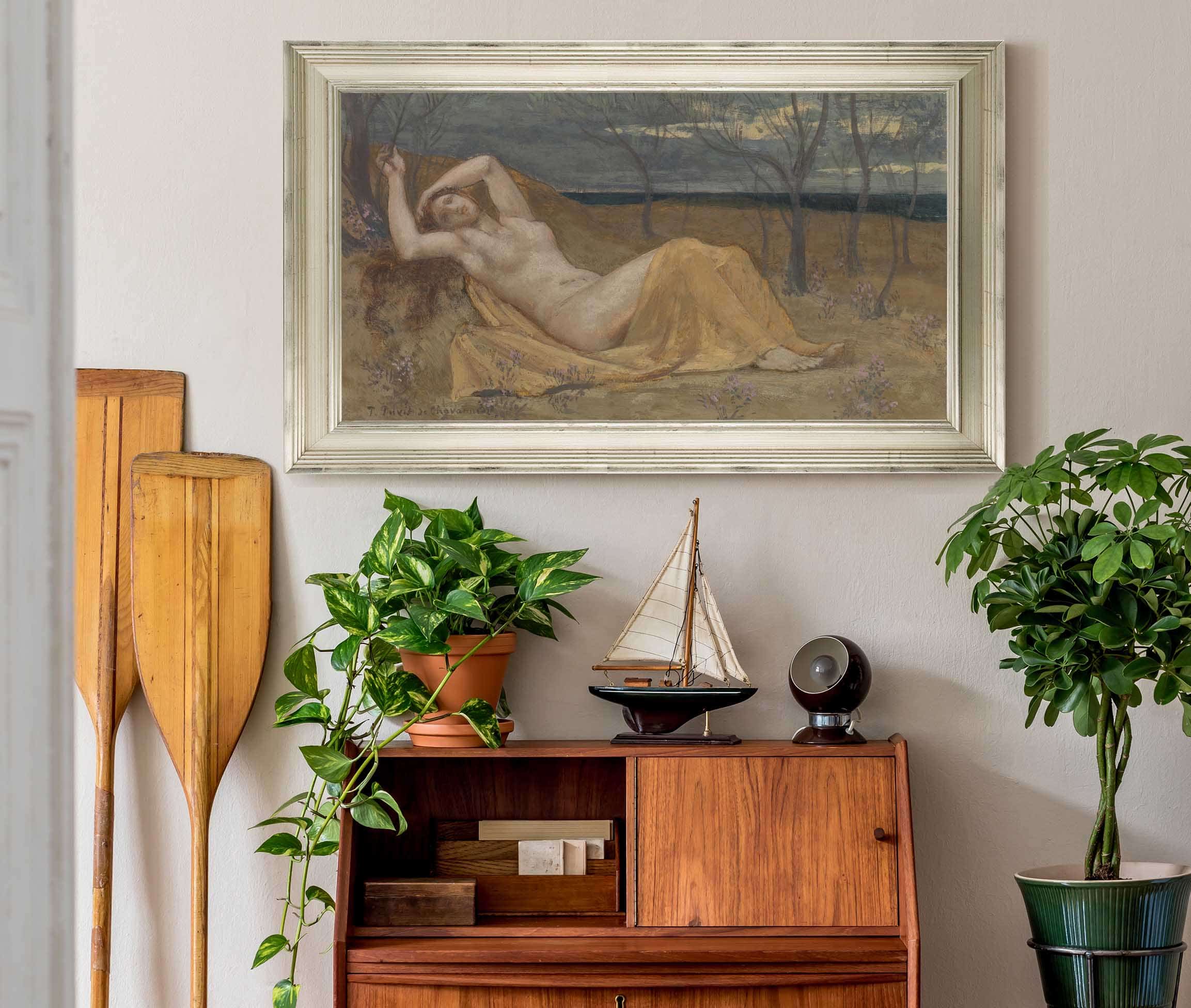 Tamaris   by Pierre Puvis De Chavannes - Image 6