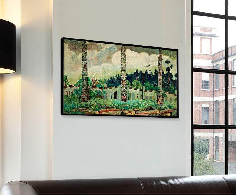 Tanoo, Queen Charlotte Island Painting Emily Carr Canvas Art - Image 4