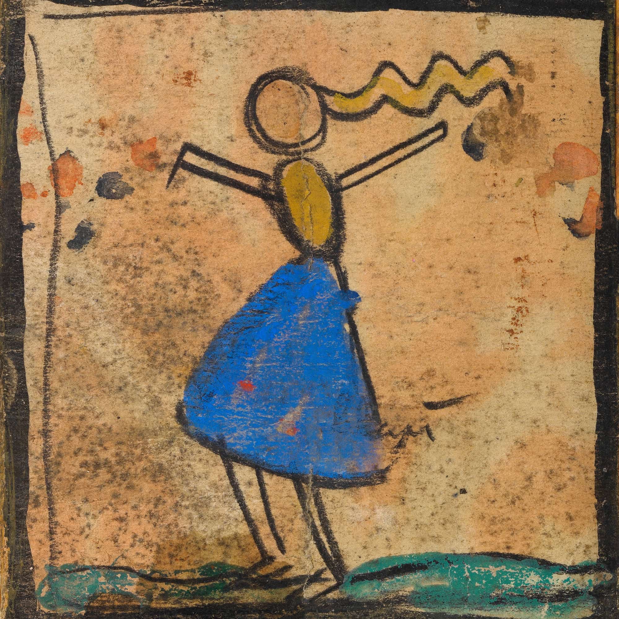 Tanzerin Mit Blauem Rock by Egon Schiele - Image 4