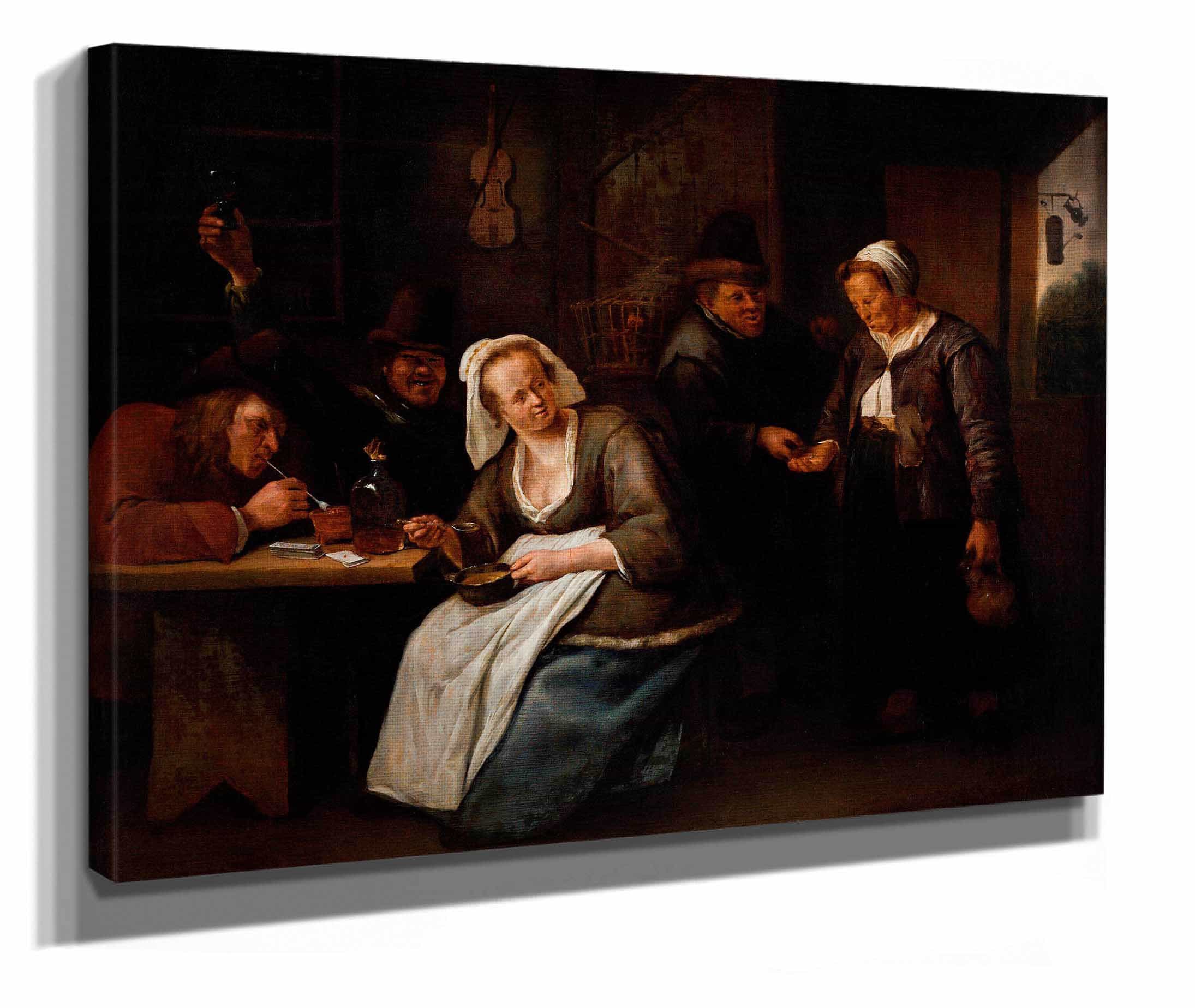 Tavern Scene by Jan Steen - Image 2