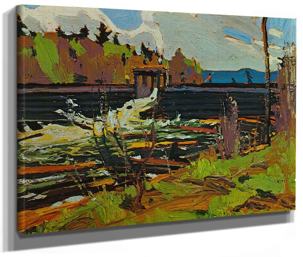 Tea Lake Dam By Tom Thomson