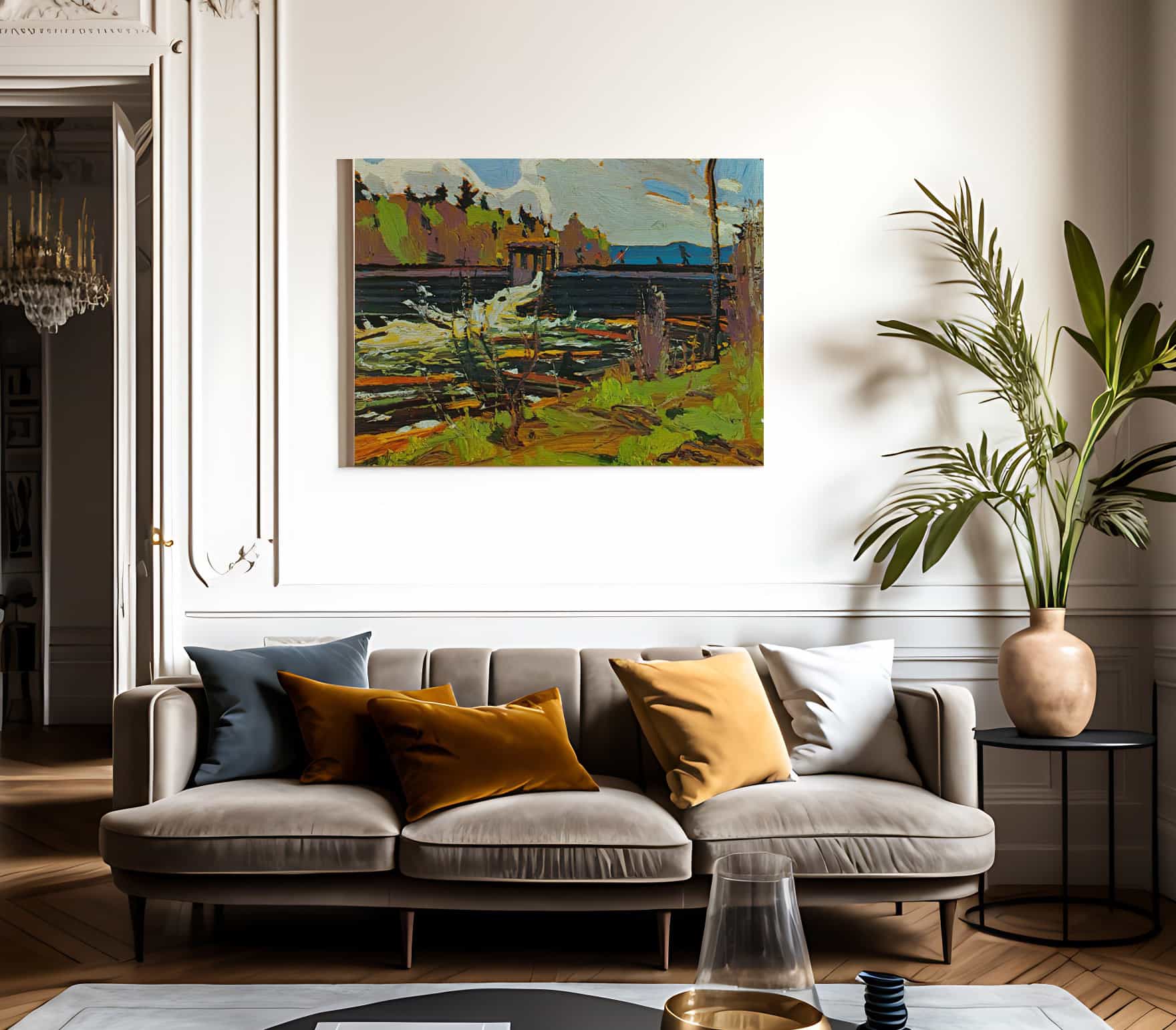 Tea Lake Dam By Tom Thomson - Image 3