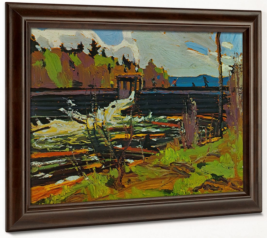 Tea Lake Dam By Tom Thomson - Image 6