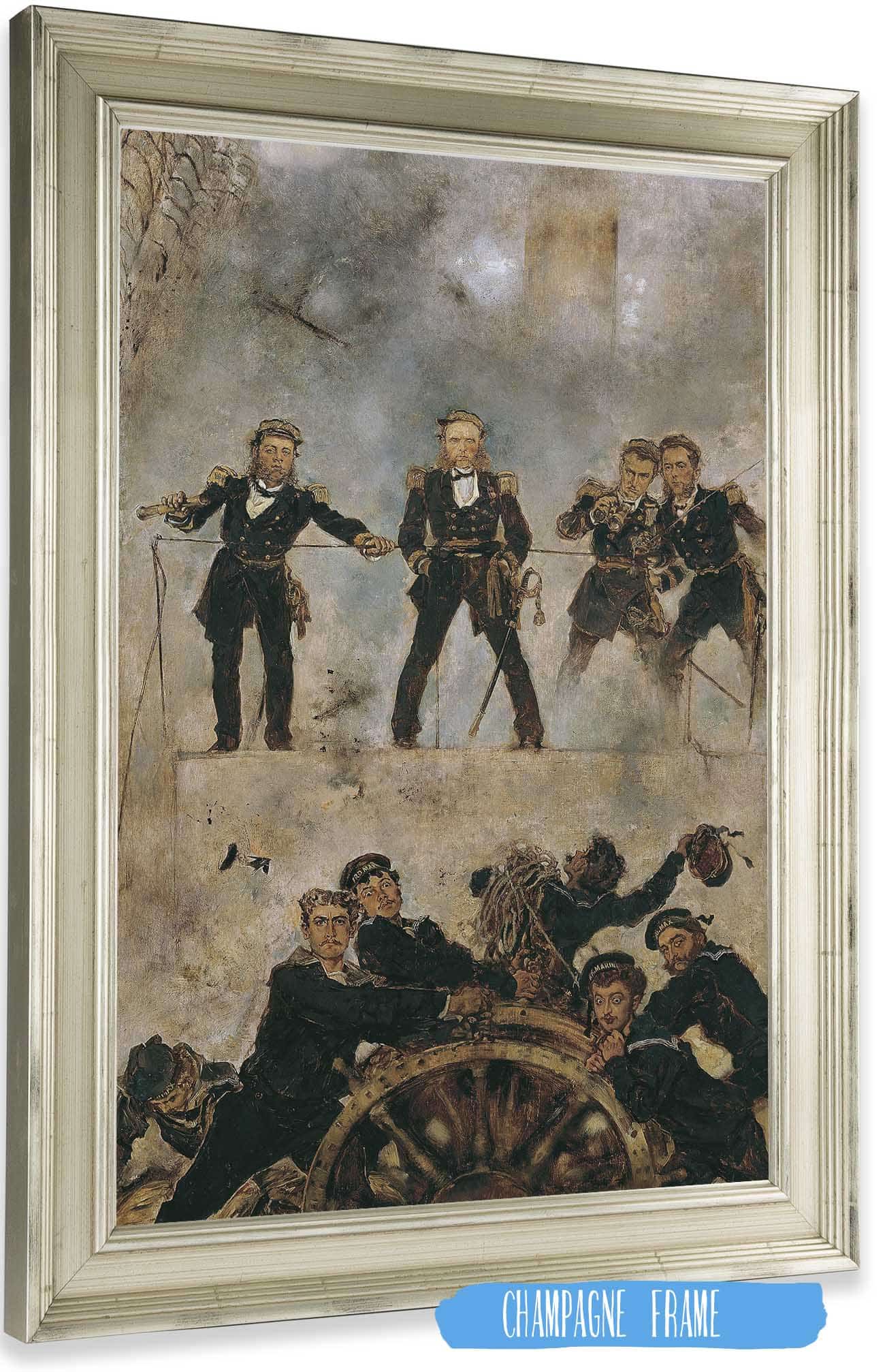 Tegetthoff In Der Seeschlacht Bei Lissa I by Anton Romako