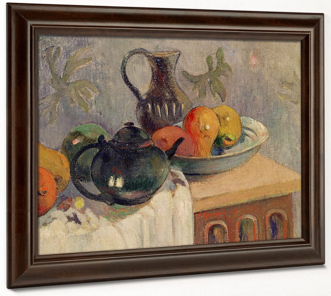 Teiera, Brocca E Frutta By Paul Gauguin - Image 4