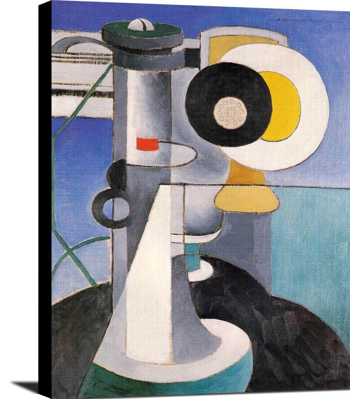 Telephone Painting Morton Livingston Schamberg Canvas Art - Image 2