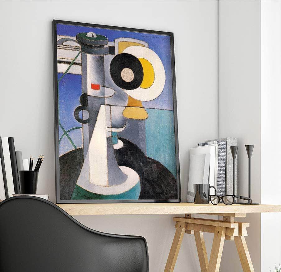 Telephone Painting Morton Livingston Schamberg Canvas Art - Image 4