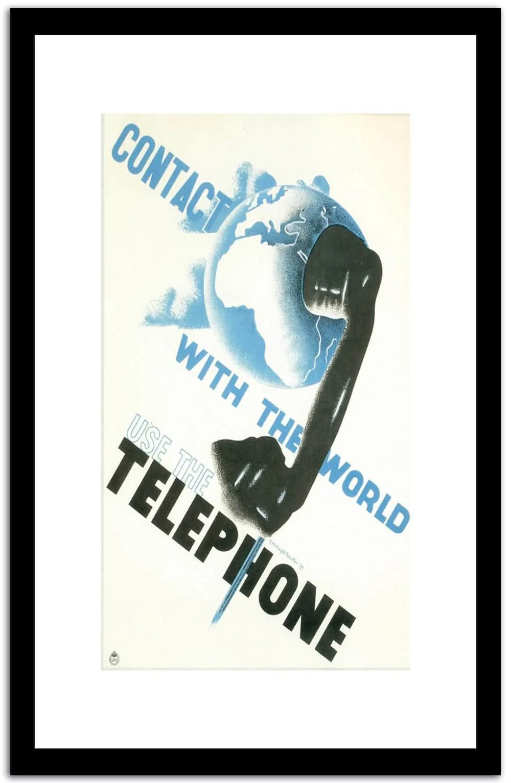 Telephone Vintage Poster