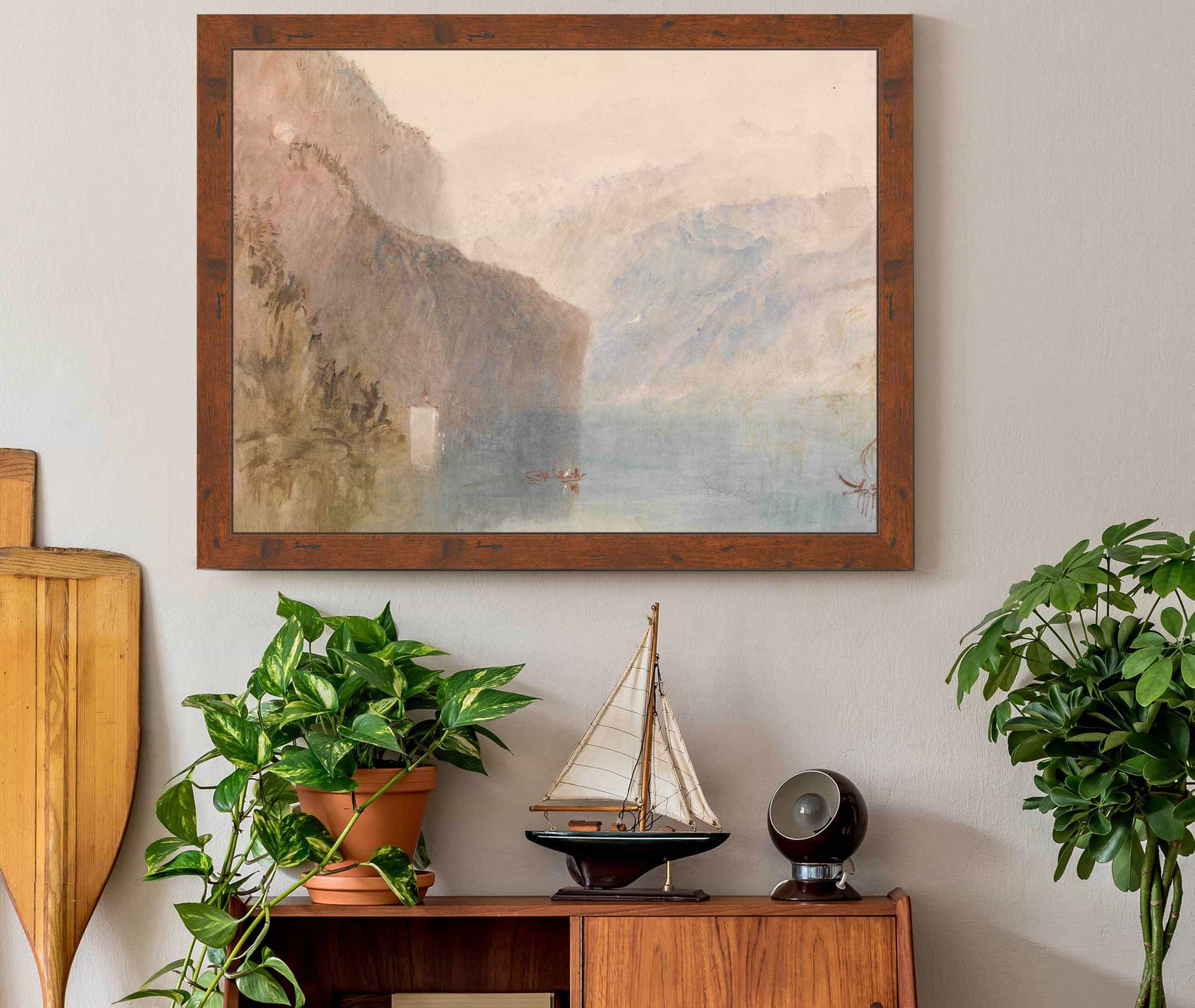 Tells Chapel Lake Lucerne by Joseph Mallord William Turner - Image 3