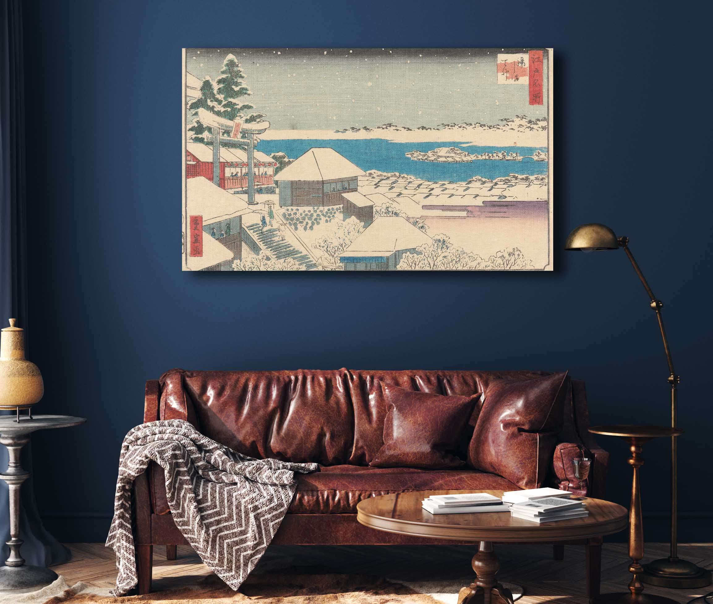 Temple Steps In Snow by Ando Hiroshige - Image 4
