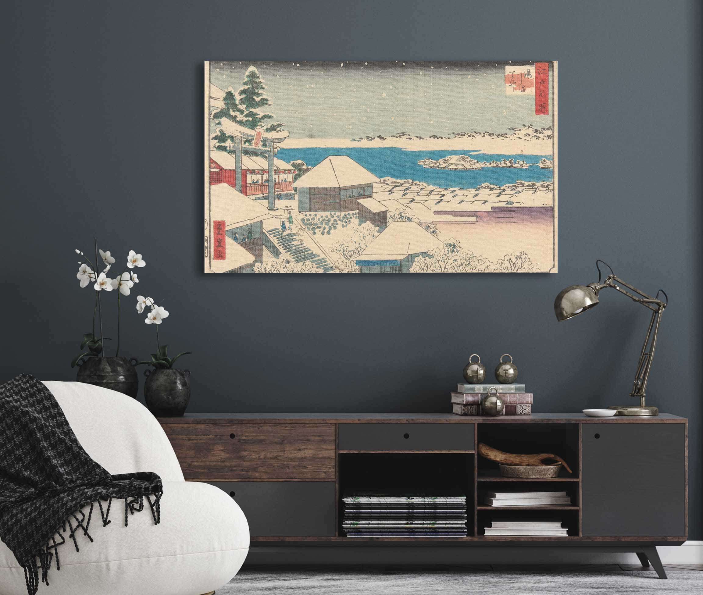 Temple Steps In Snow by Ando Hiroshige - Image 5
