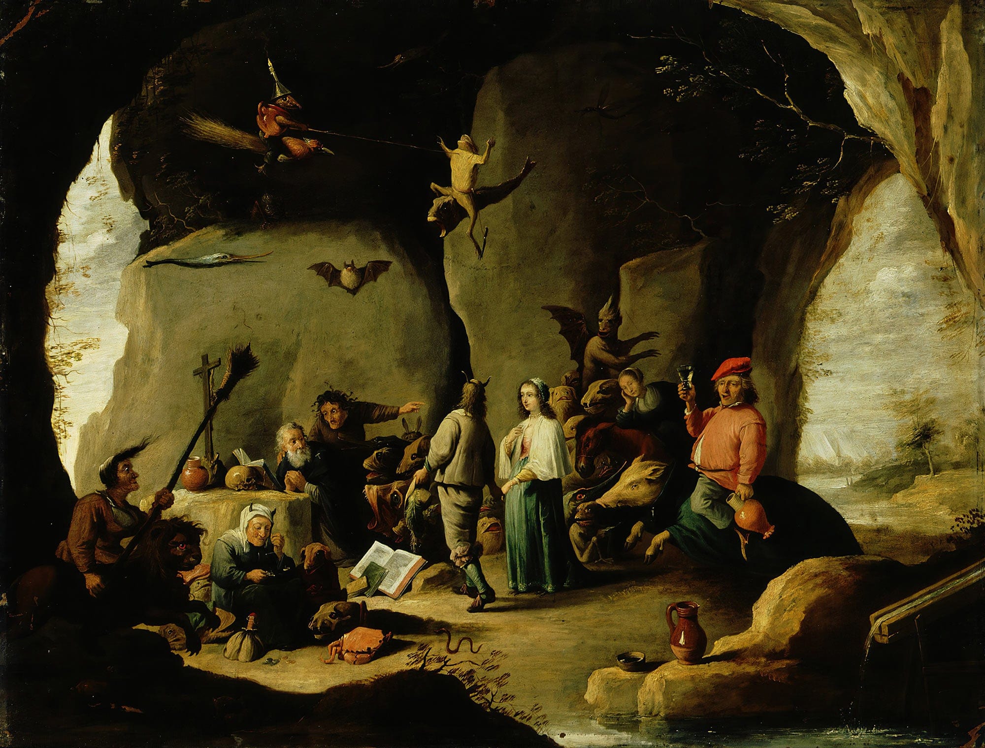 Temptation Of St Anthony Th Century by David Teniers The Younger - Image 2