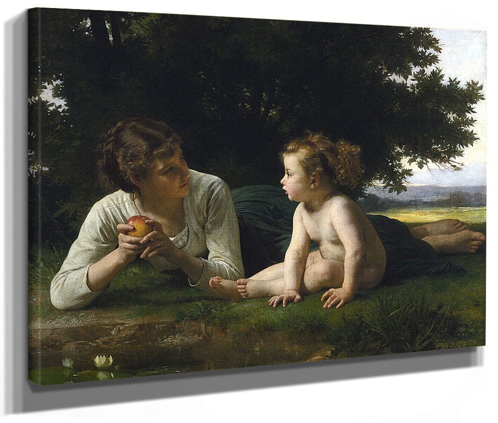 Temptation By William Adolphe Bouguereau