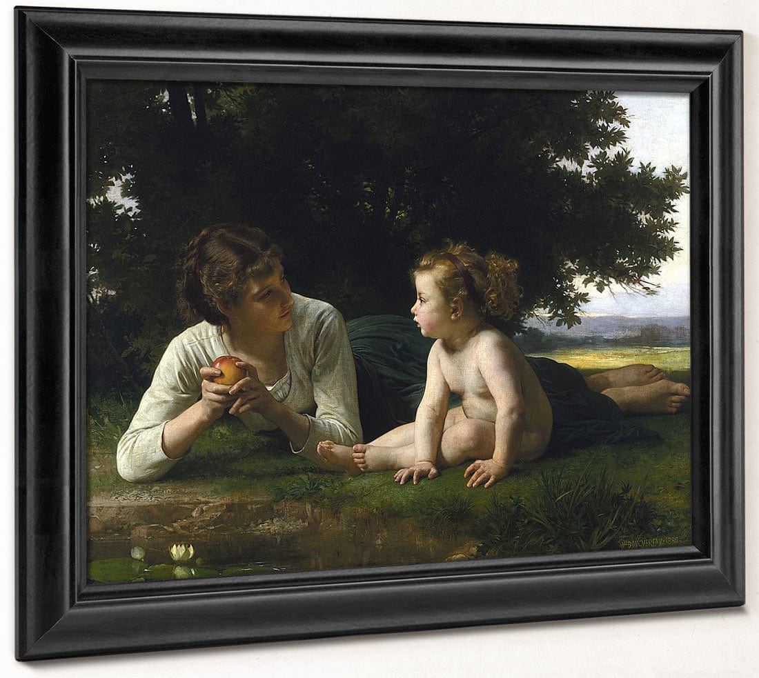Temptation By William Adolphe Bouguereau - Image 8