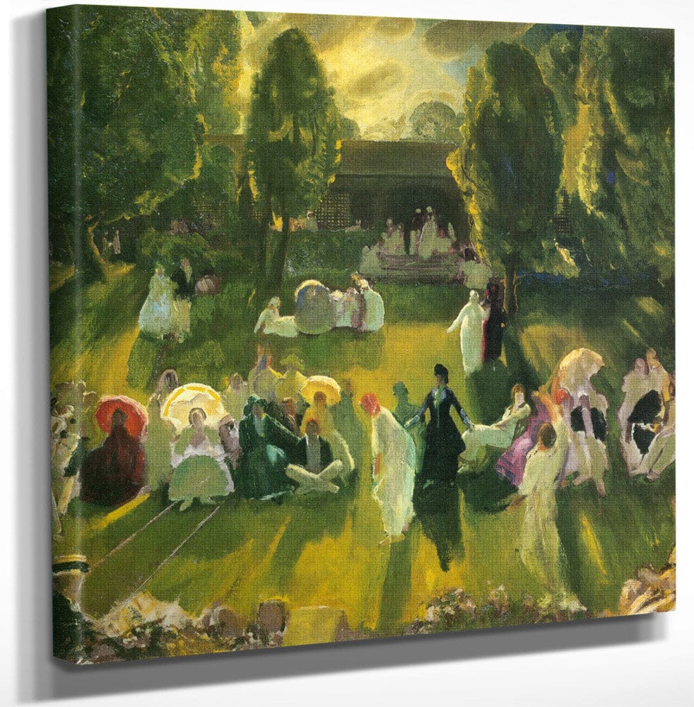 Tennis At Newport 1920 By George Bellows
