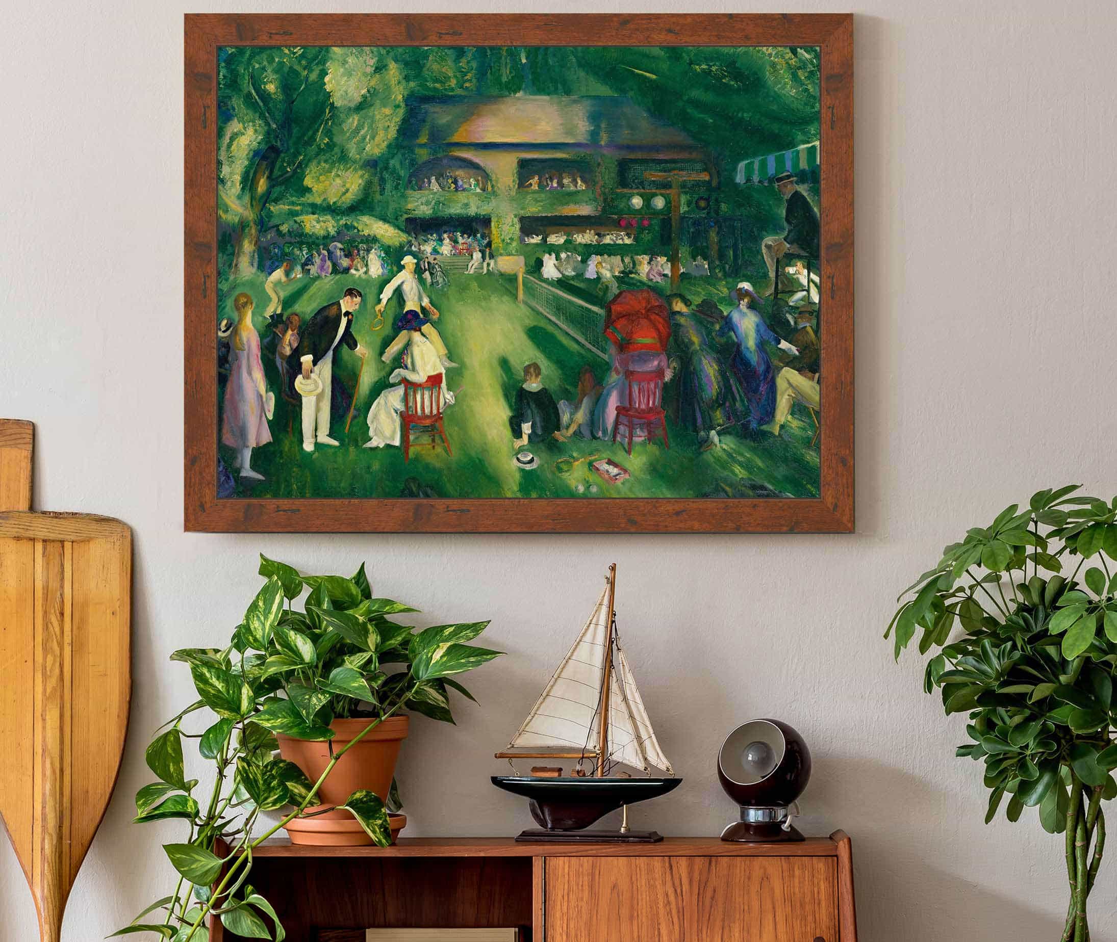 Tennis At Newport by George Wesley Bellows - Image 3