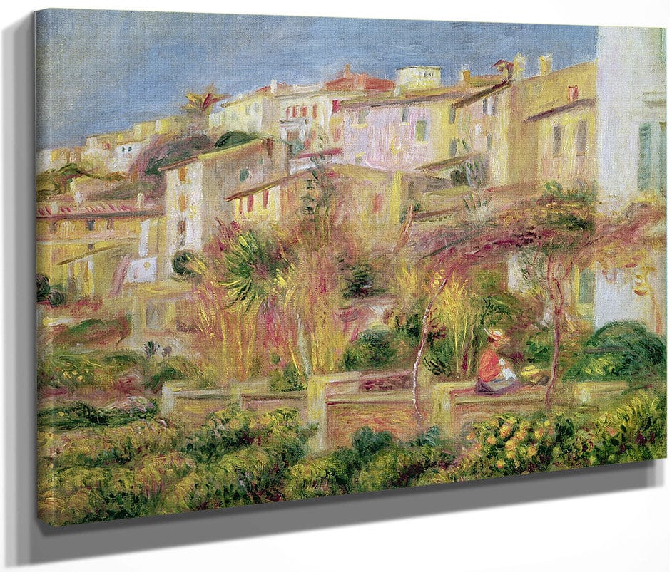Terrace In Cagnes By Pierre Auguste Renoir