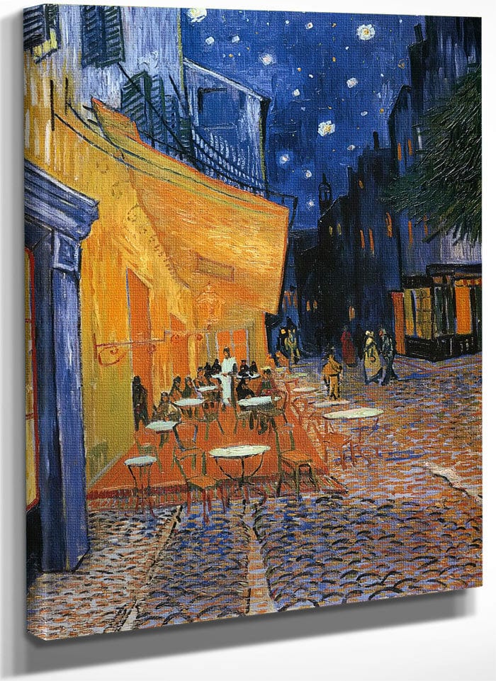 Terrace Of A Cafe At Night By Vincent Van Gogh